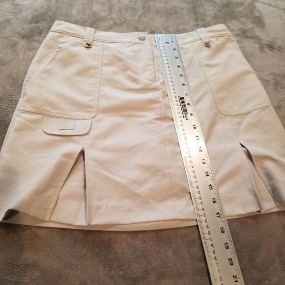 Izod Golf Womens Classic Skort Size 6 Gray Activewear Pleats Front  Stretch - Picture 6 of 6